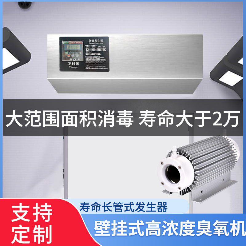 壁挂式臭氧发生器20克臭氧消毒机水处理食品车间养殖场实验室杀菌