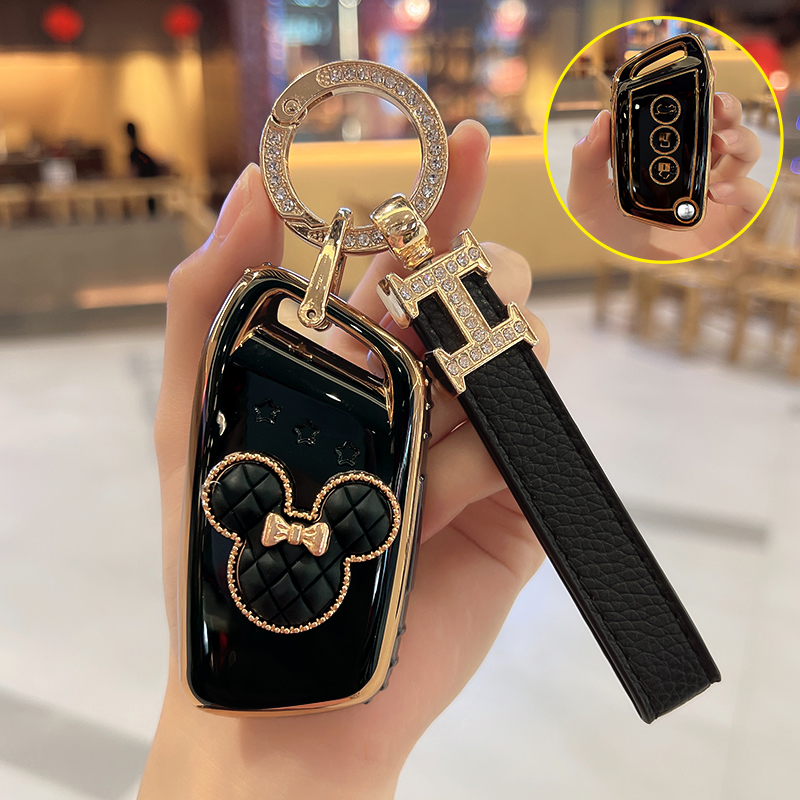 宝骏kiwi钥匙rs3专用rc女rc3新rm5高档rs3/rc5壳vlli车包扣男