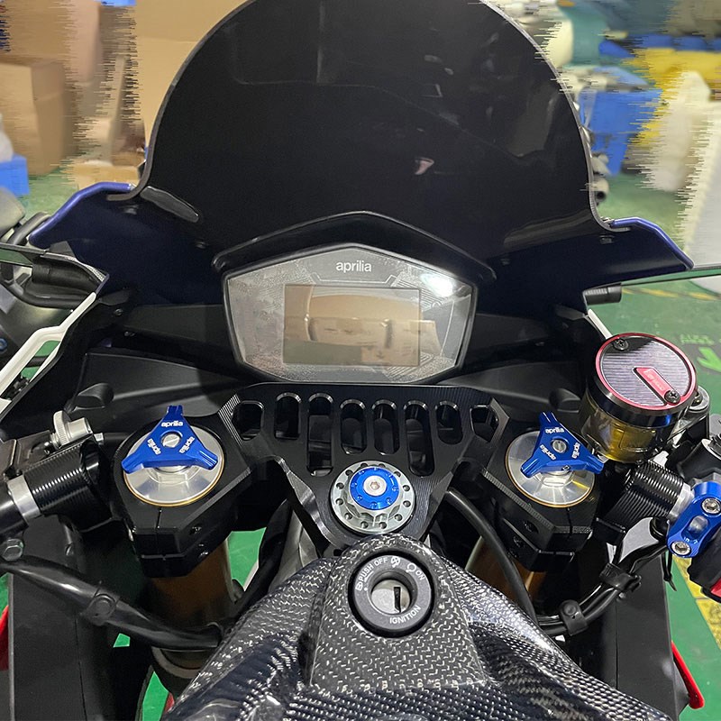 适用阿普利亚RS0改装 上减震装饰盖 前减震调节码 避震装饰螺丝