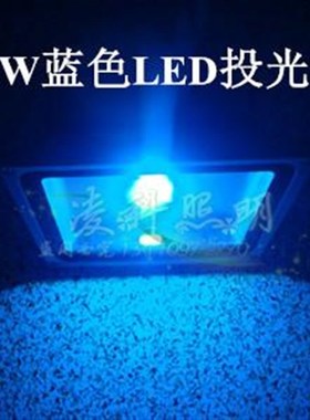 12V20WLED蓝色投光灯24V20W蓝光LED投光灯220V20Wled投光灯投射灯