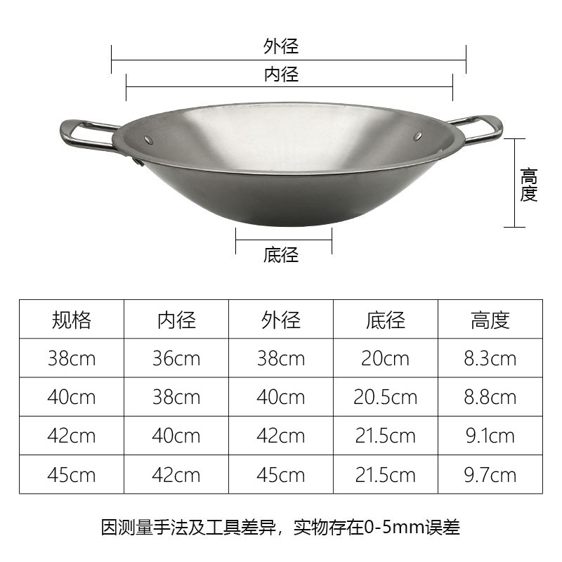 商用不锈钢平底火锅清汤锅红汤锅鸳鸯锅子母锅锅中锅九宫格锅加厚