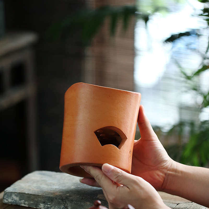 扇口炉炭火煮茶小壶榜茶具砂副器火炉潮州炭炉炉子功夫碳铫煮茶炉