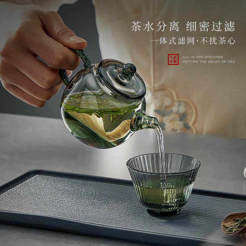 忆壶茶玻璃泡茶壶026新款加厚耐热煮2茶器分茶和锦堂灵水离用一人