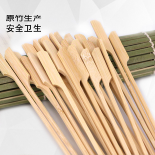 关东煮竹签批烧烤签发铁炮串麻辣烫竹签子串串签9厘米800根包邮