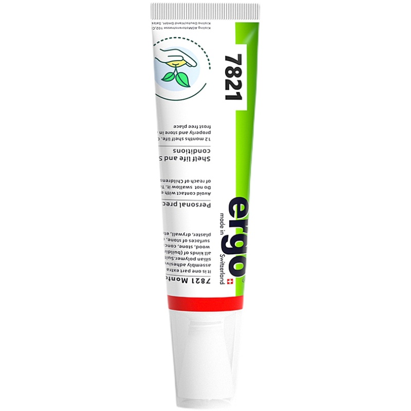 ergo7821免钉胶白色强力粘结置物架踢脚线画框挂钩瓷砖替代玻璃胶