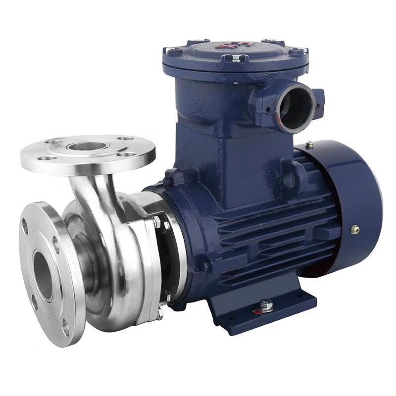 304不锈钢离心泵 防爆化工泵耐腐蚀耐酸碱循环排污泵卧式抽污水泵