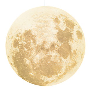 户外庭院吊灯工程景观防水吊灯泳池灯氛围设计庭院充电月球吊灯