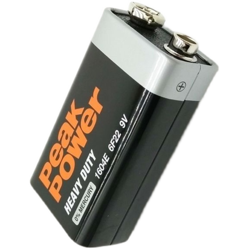 9v碳性无汞干耐用电池浇地遥控器玩具麦克风万用表9号电池9v电池