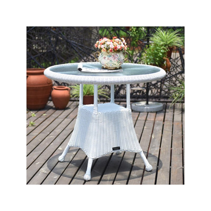 户外桌椅庭院休闲室外藤编防水创意简约风格别墅法式藤椅组合套装