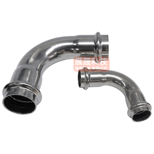 不锈钢双卡压90度卡压式弯头等径薄壁管件自来水管接头卡压弯头90