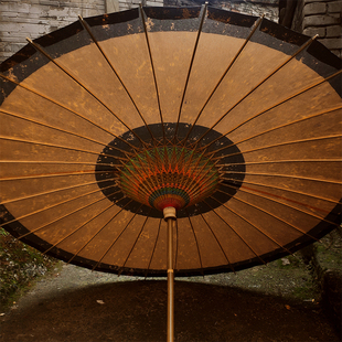 老式防水油纸伞户外实用 复古怀旧走秀伞 复古室内婚礼仿古桐油伞