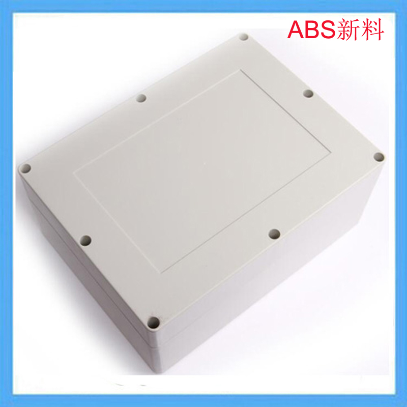 320*240*140室外防水接线盒塑料ABS配电箱F10高盖电气控制箱IP65