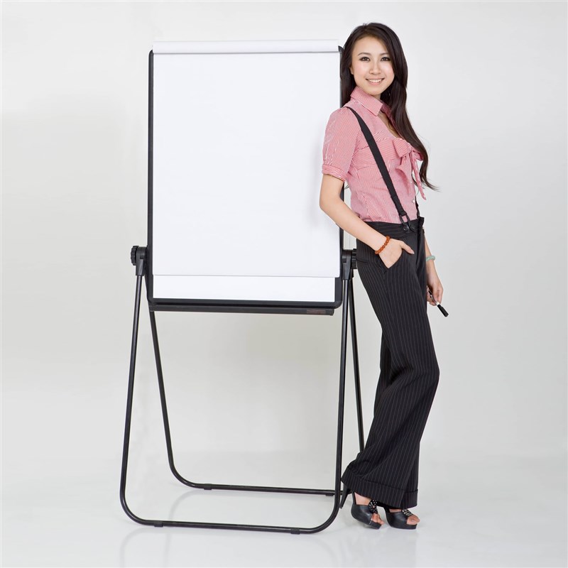 UCS白板支架式U型夹纸挂纸面办公教学磁性移动白板升降折叠磁力写