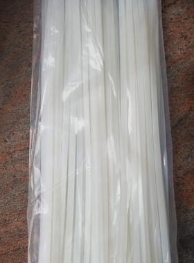 10x650mm 100条实宽8.5mm自锁式尼龙扎带捆绑束理线黑色白色