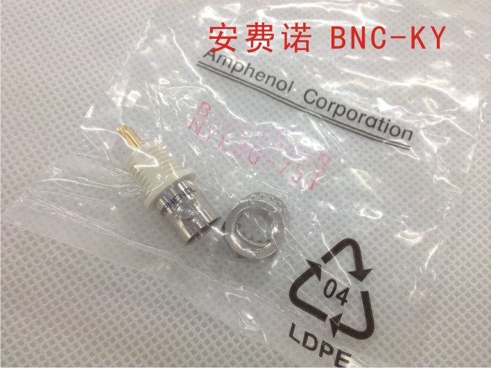 【原装进口】安费诺Amphenol RF BNC-K插座/母头 75欧 3G-75T