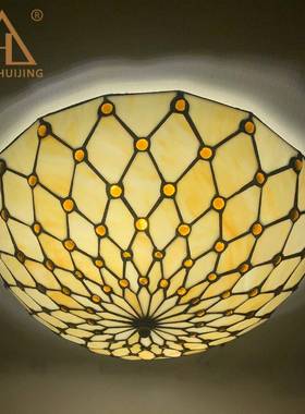 LHJ-DD16汇璟蒂尼装饰欧式复古寸天花板过道廊吸顶灯精美灯凡罩走