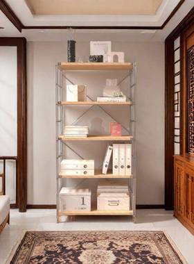 用微式落地置物架厨房波炉收纳展示架实木书房阳MIE台家多层日储