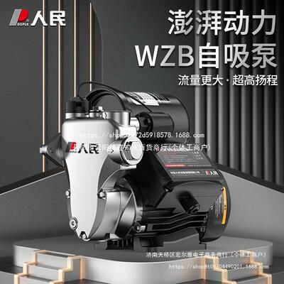 人全民电泵器自吸泵增压自动静音家用抽水阳太能自来水TKB管道加