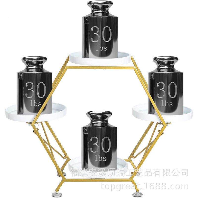 六边形绿厅萝支架爬艺DR-A0011藤架客的架落地式欧式置物架花阳台