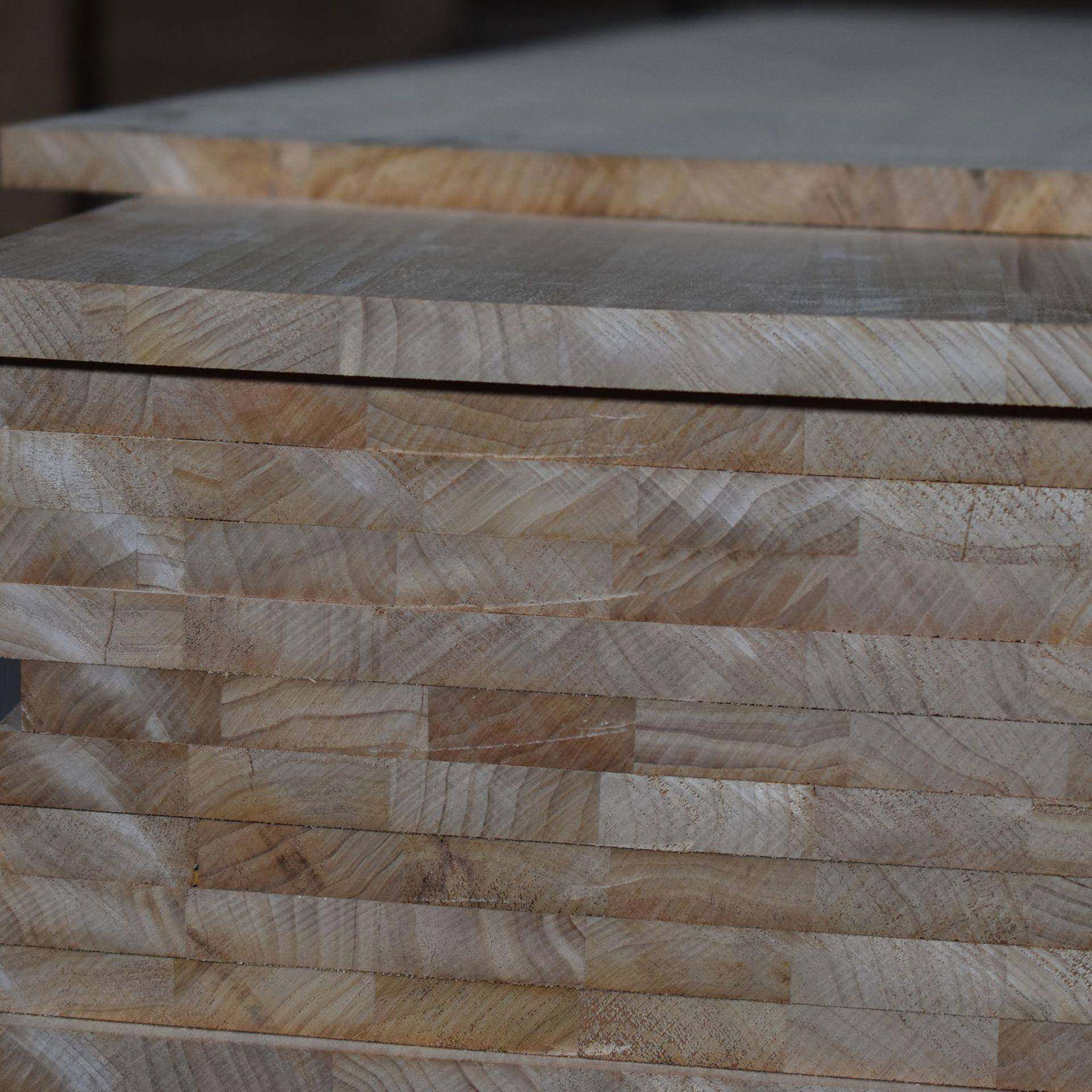 碳化杨木拼板原木板家具衣柜实板碳化杨板木OWT直木拼木工艺制品