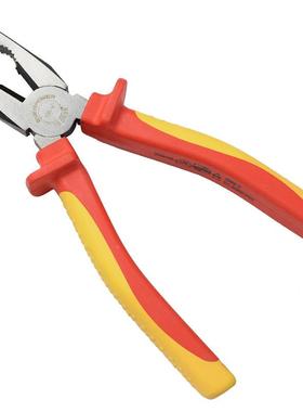 威博尔(EVE艾RPOWER01083)6双色柄VDE绝缘钢丝钳斜嘴钳老虎SGF钳6