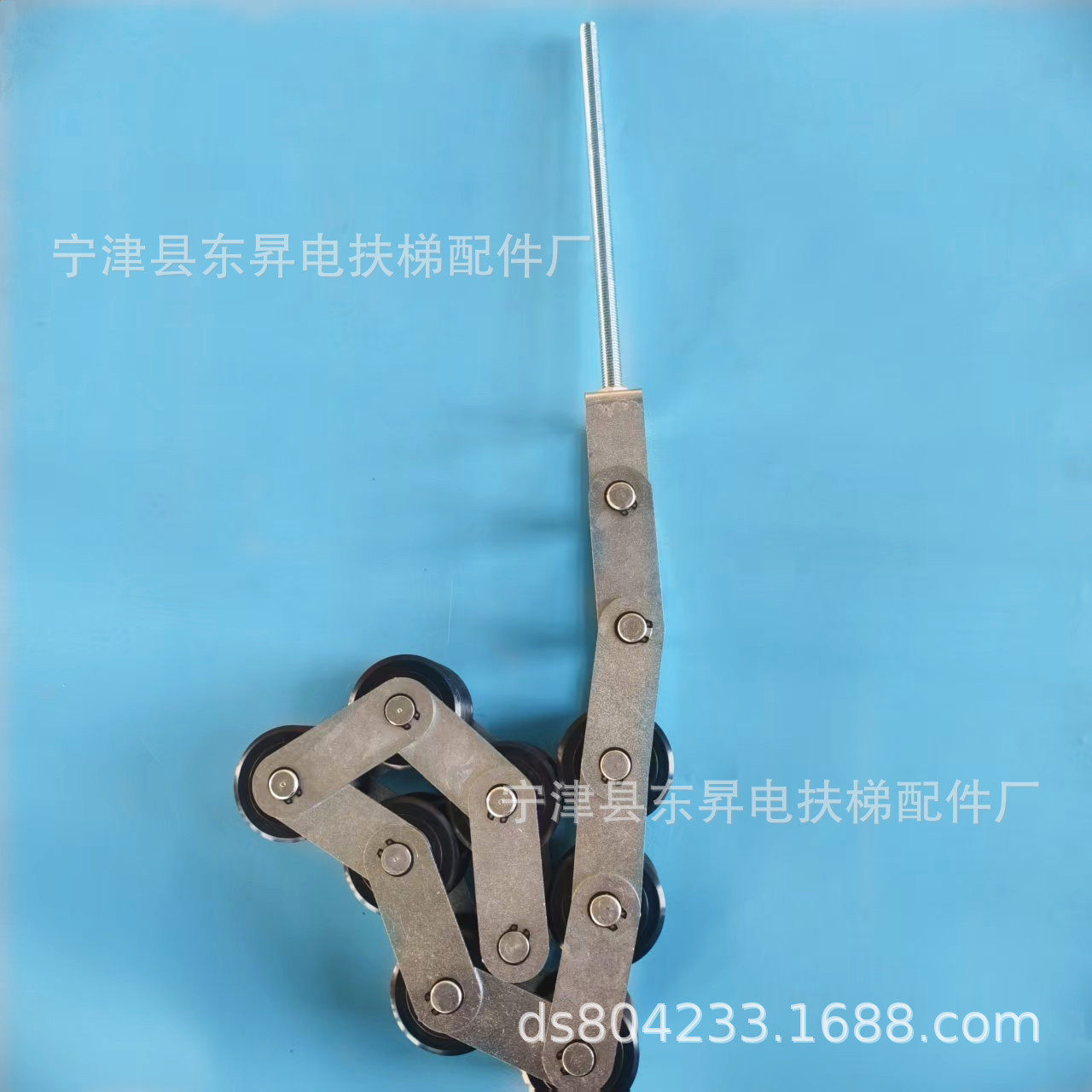 通力扶手带压带轮涨紧链