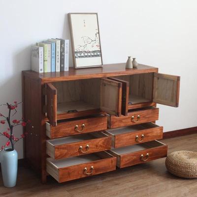 4I中式樟木六F76S565T斗实木储柜抽屉式物带门柜橱柜香卧室收纳柜