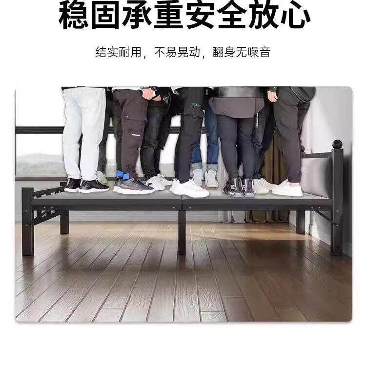 叠床XWM家用小单人床成人办折公板室午休.12米加固硬床加床简智高