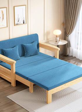 木沙实发床两用床客厅阳台书房折叠多C188能1可.2双人1功.8小户型