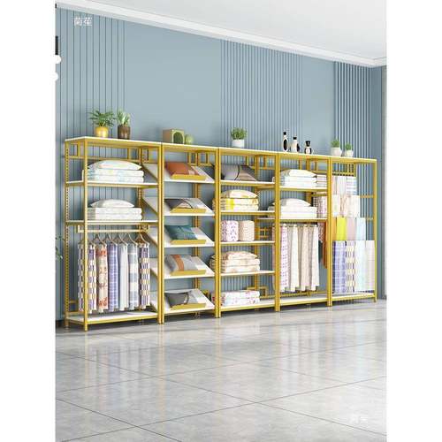 枕家纺店货架示展架四件套品被2025010子芯床上用展架布料双面中