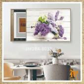 电表GIA箱装 饰画可推拉画翻盖免打孔现代简遮约挡箱客厅画挂壁开