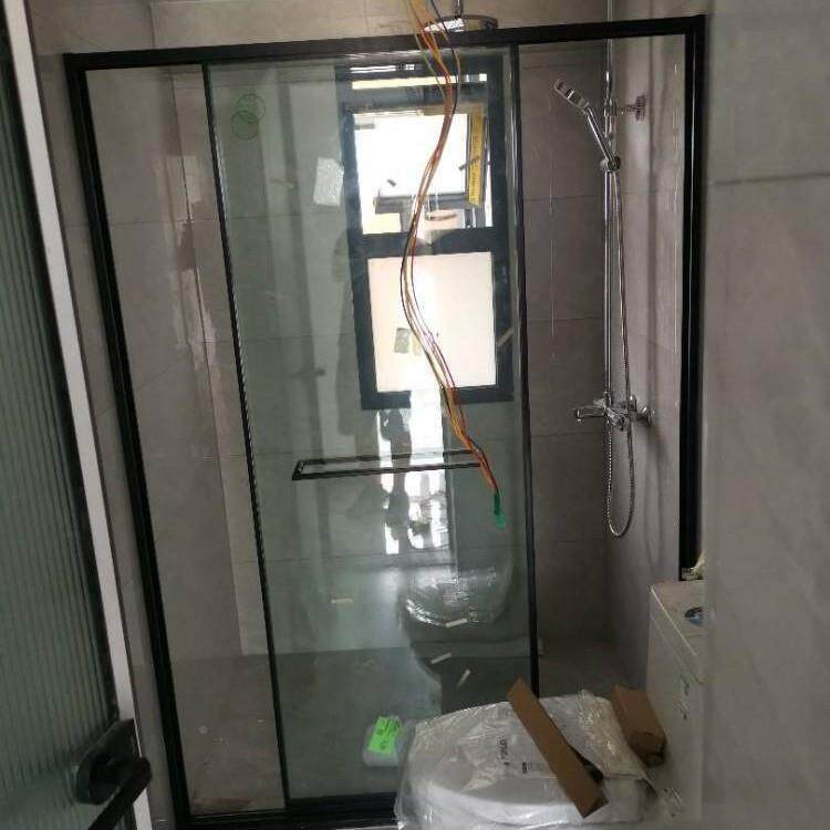 CIH干湿分离屏风整房体淋浴隔断网红家用生卫浴室玻间璃门洗澡间
