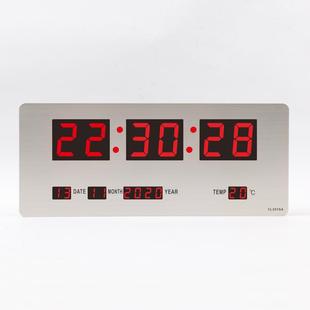 ED钟电子钟万年L客厅钟电子挂钟闹CLO无品牌 时 C时钟钟历表壁挂式