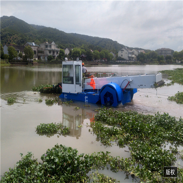 小型全自动水葫芦打捞保洁船