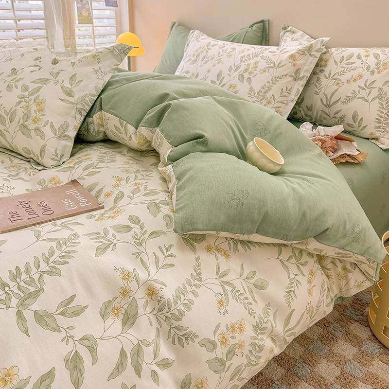 床单全棉四件套花卉纯棉被套单件被罩三件套南通家纺学生宿舍专用,电子元器件市场,其它元器件,淘宝优惠券,粉丝福利购,淘宝优惠卷