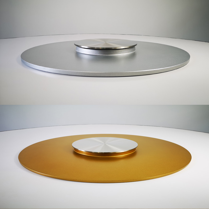 不锈钢轴心铝合金底板螺母丝扣坚固连体玻璃转盘安装底座轴承配件