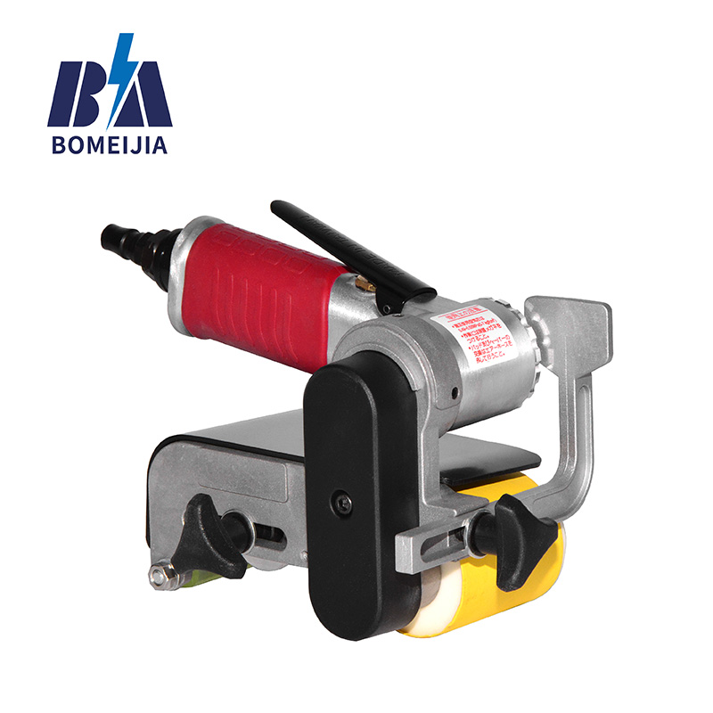 小型手提式不锈钢拉丝机大型全自动抛光除锈打磨砂带气动环带工具