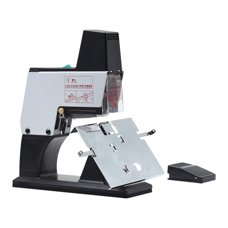 雷盛电动订书机中缝订书器TD-1000T省力办公大号商用图文装订机重