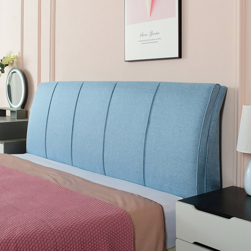 加厚床头套软包全包木床头床头罩套2020年新款欧式靠垫2021靠背罩