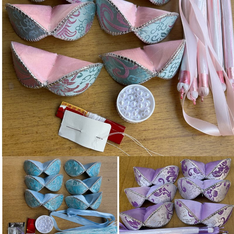 半成品材料包广西绣球8公分材料diy手工制作节日活动学校手工