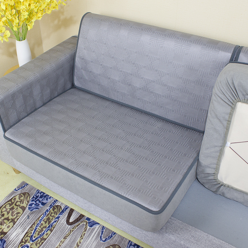 沙发垫罩笠夏季夏天款冰丝凉席垫机洗藤竹全包防滑订制贵妃