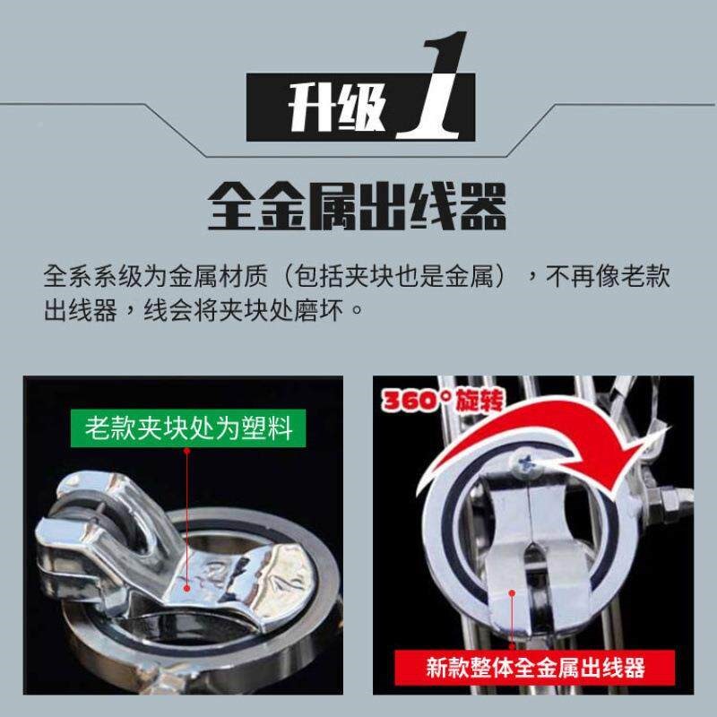 风风筝盘轮盘KNO手握风筝线倒轮不锈钢放盘筝刹车风线线轴防筝轮