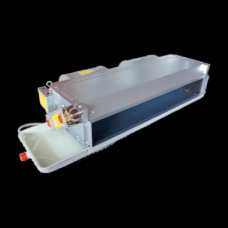 卧式暗装超薄风机盘管中央空调末端水冷暖空调煤改电暖气水空调