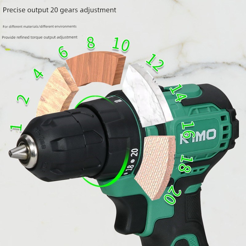 奇摩20V高能锂电池Km1手钻无刷冲击钻配件电池充电器