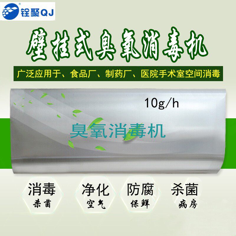 铨聚臭氧发生器10g壁挂式养殖场食品厂车间杀菌空气臭氧消毒机
