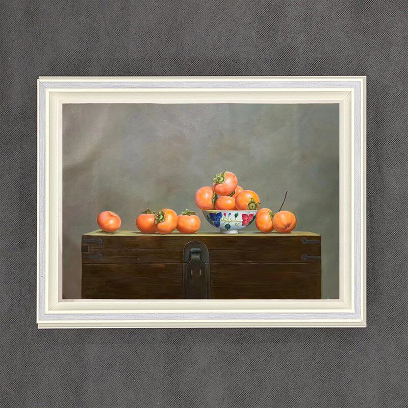 简约油画框外框数字油画装裱任意尺寸定制装饰镜框像框架定做挂墙