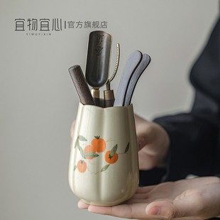 茶道六君子套装功夫茶具配件大全喝茶用品夹子刷子茶台桌泡茶工具