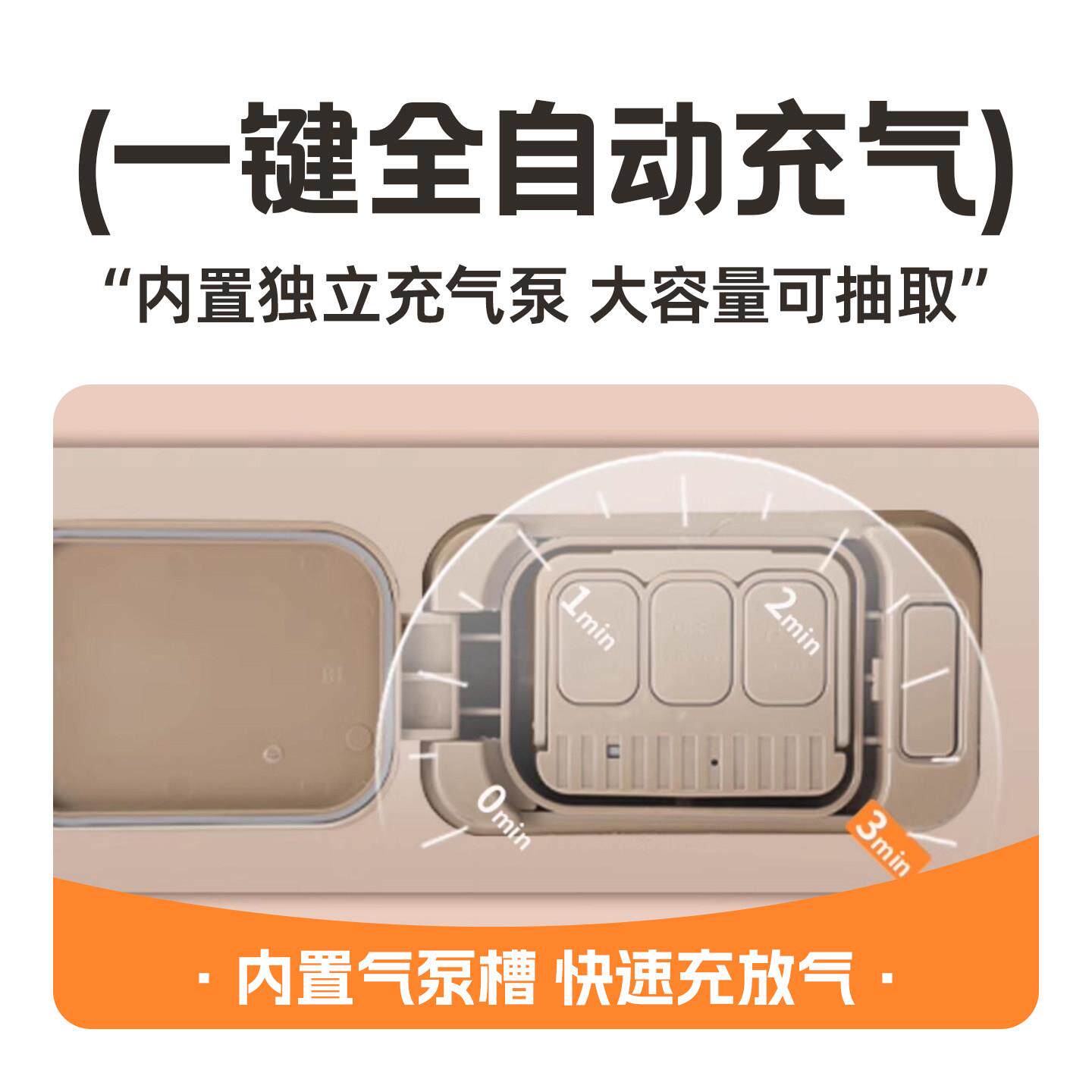 双人露加营充床垫厚自软动充气床可携式野营气垫床硬度可视化气床