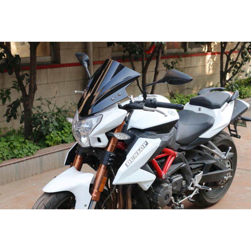 街车通用前挡风摩托车Z400-19支架年风挡改装玻璃