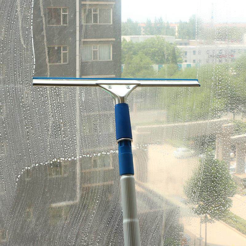 1-12米清洁擦窗神器加长头玻璃高处刷墙面店洗刮工具招牌门杆伸缩